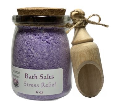 Stress Relief Bath Salts Jar, 6oz
